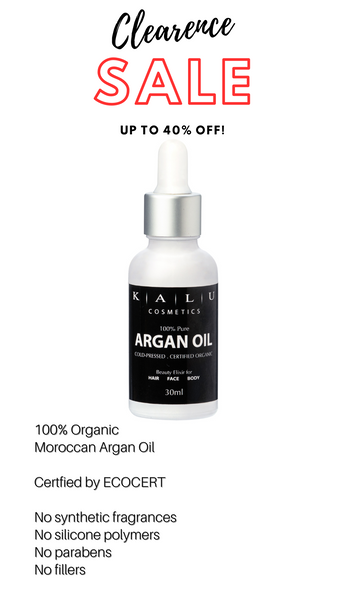 ***STOCK CLEARANCE*** ORGANIC ARGAN OIL - 100% Cold-Pressed