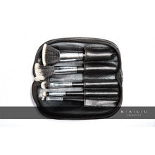 Load image into Gallery viewer, PROFESSIONAL MAKEUP BRUSH SET 5 PIECE BRUSH SET WITH CASE - KALU Cosmetics